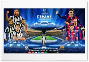 JUVENTUS - FC BARCELONA CHAMPIONS LEAGUE FINAL Ultra HD Wallpaper for 4K UHD Widescreen desktop, tablet & smartphone
