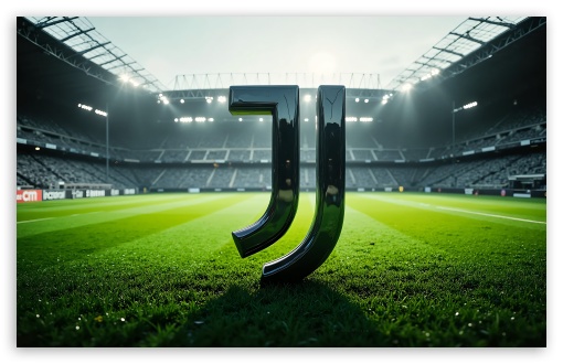 Juventus FC 3D Logo UltraHD Wallpaper for Widescreen 16:10 ;