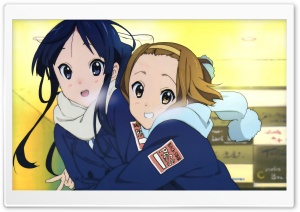 K ON! Mio And Yui Ultra HD Wallpaper for 4K UHD Widescreen desktop, tablet & smartphone