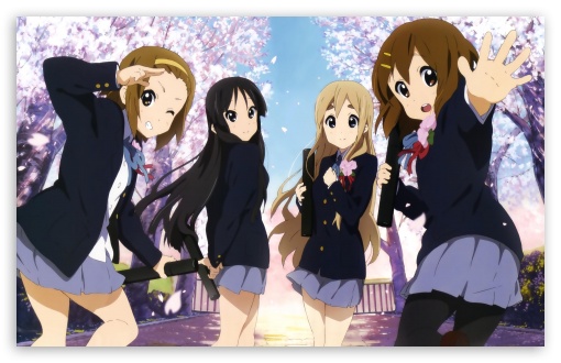 Anime K-ON! 4k Ultra HD Wallpaper