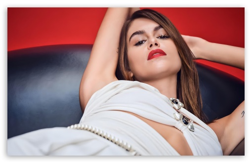 Kaia Gerber in White Photoshoot UltraHD Wallpaper for UHD 16:9 ; HD 16:9 ; UltraWide 21:9 24:10 ; Widescreen 16:10 5:3 ; Fullscreen 4:3 5:4 3:2 ; Tablet 1:1 ; Mobile 9:16 9:19.5 9:20 10:16 2:3 3:5 3:4 ;