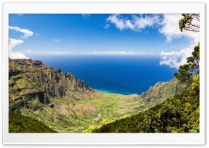 Kalalau Valley Panoramic View, Kauai, Hawaii Ultra HD Wallpaper for 4K UHD Widescreen desktop, tablet & smartphone