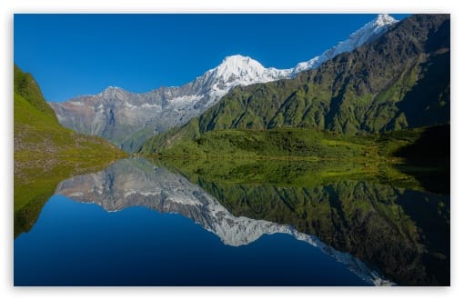 Kalo Daha Lake Ruby Valley Mountain Reflection UltraHD Wallpaper for UHD 16:9 ; HD 16:9 ; UltraWide 21:9 24:10 32:9 32:10 ; Widescreen 16:10 ; Fullscreen 3:2 ; Tablet 1:1 ; Mobile 9:16 9:19.5 9:20 9:21 ; Dual 16:10 16:9 ;