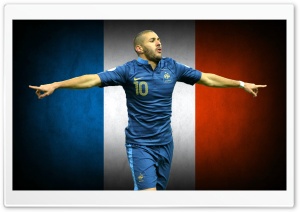 Karim Benzema France National Team 4K UHD Wallpaper for Widescreen and UltraWide Desktop, UltraHD TV, Smartphone, Tablet