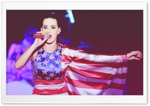 Katy Perry American Flag Dress Ultra HD Wallpaper for 4K UHD Widescreen desktop, tablet & smartphone