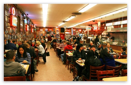 Katz's Deli - Lower East Side, New York UltraHD Wallpaper for HD 16:9 ; Widescreen 16:10 5:3 ; Fullscreen 3:2 ;