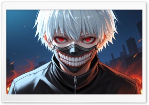 Ken Kaneki - Tokyo Ghoul 4K UHD Wallpaper for Widescreen and UltraWide Desktop, UltraHD TV, Smartphone, Tablet