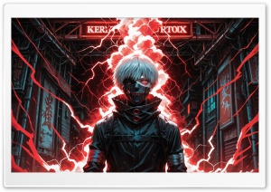 Ken Kaneki - Tokyo Ghoul 4K UHD Wallpaper for Widescreen and UltraWide Desktop, UltraHD TV, Smartphone, Tablet