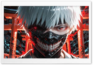 Ken Kaneki - Tokyo Ghoul 4K UHD Wallpaper for Widescreen and UltraWide Desktop, UltraHD TV, Smartphone, Tablet