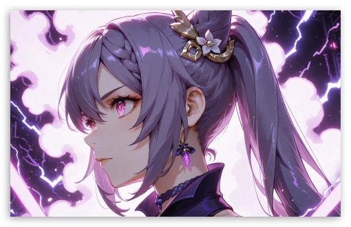 Keqing - Genshin Impact UltraHD Wallpaper for Widescreen 16:10 ;