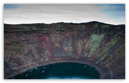 Kerio Lake, Iceland UltraHD Wallpaper for HD 16:9 ; Widescreen 16:10 5:3 ; Fullscreen 4:3 5:4 3:2 ; Tablet 1:1 ;