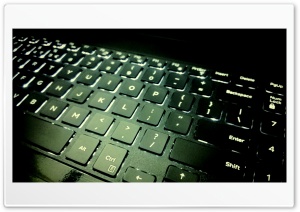 Keyboard Backlight Dark 4K UHD Wallpaper for Widescreen and UltraWide Desktop, UltraHD TV, Smartphone, Tablet
