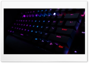 Keyboard RGB Ultra HD Wallpaper for 4K UHD Widescreen Desktop, Lockscreen, Screensaver, TV, Tablet, Smartphone