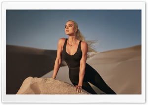 Khloe Kardashian Sportwear Chic 4K UHD Wallpaper for Widescreen and UltraWide Desktop, UltraHD TV, Smartphone, Tablet