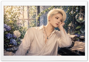 Kim Junsu Artwork 4K UHD Wallpaper for Widescreen and UltraWide Desktop, UltraHD TV, Smartphone, Tablet
