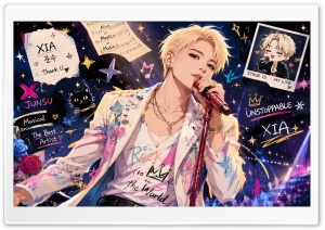 Kim Junsu FanArt 4K UHD Wallpaper for Widescreen and UltraWide Desktop, UltraHD TV, Smartphone, Tablet