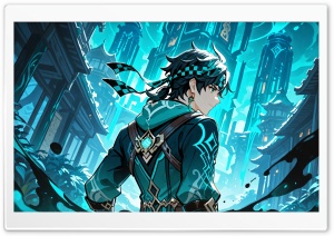 Kinich - Genshin Impact 4K UHD Wallpaper for Widescreen and UltraWide Desktop, UltraHD TV, Smartphone, Tablet