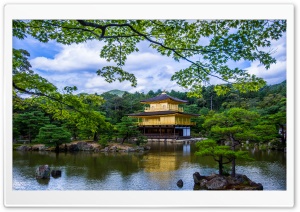 Kinkaku Ji Temple Ultra HD Wallpaper for 4K UHD Widescreen desktop, tablet & smartphone