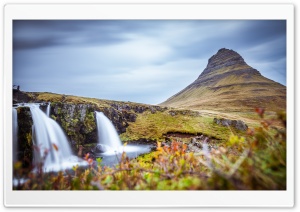 Kirkjufellsfoss Church Mountain Falls, Iceland Ultra HD Wallpaper for 4K UHD Widescreen desktop, tablet & smartphone