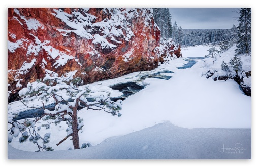 Kiutakongas in Winter, Finland UltraHD Wallpaper for UHD 16:9 ; HD 16:9 ; UltraWide 21:9 24:10 ; Widescreen 16:10 5:3 ; Fullscreen 3:2 ;