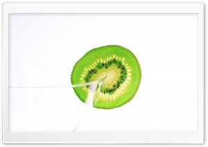 Kiwi Fruit Slice Ultra HD Wallpaper for 4K UHD Widescreen desktop, tablet & smartphone