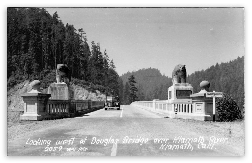 Klamath River Bridge  - No Longer Exists UltraHD Wallpaper for Widescreen 16:10 ;