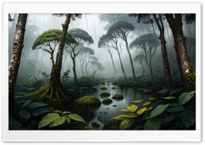 Knuckles, Rain Forest Ultra HD Wallpaper for 4K UHD Widescreen desktop, tablet & smartphone