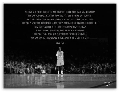 Kobe Bryant Quotes Hd Wallpaper Wallpaper  照片图像