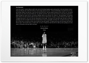 Kobe Bryant retirement Ultra HD Wallpaper for 4K UHD Widescreen desktop, tablet & smartphone