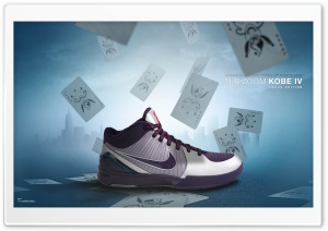 Kobe IV   Nike Basketball Sneakers Ultra HD Wallpaper for 4K UHD Widescreen desktop, tablet & smartphone