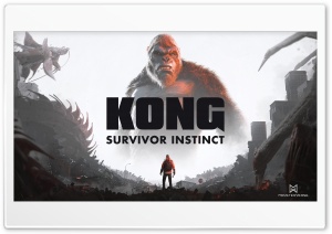 Kong Survivor Instinct Video Game Ultra HD Wallpaper for 4K UHD Widescreen Desktop, Lockscreen, Screensaver, TV, Tablet, Smartphone