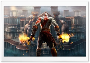 Kratos, God Of War Ultra HD Wallpaper for 4K UHD Widescreen desktop, tablet & smartphone
