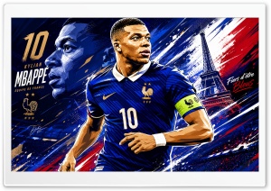 Kylian Mbappe - France 4K UHD Wallpaper for Widescreen and UltraWide Desktop, UltraHD TV, Smartphone, Tablet