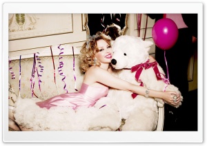 Kylie Minogue's Birthday 2 Ultra HD Wallpaper for 4K UHD Widescreen desktop, tablet & smartphone