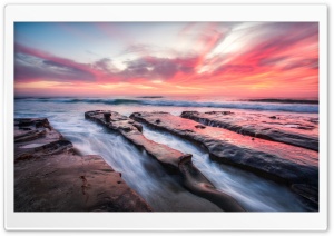 La Jolla Sunset Ultra HD Wallpaper for 4K UHD Widescreen desktop, tablet & smartphone