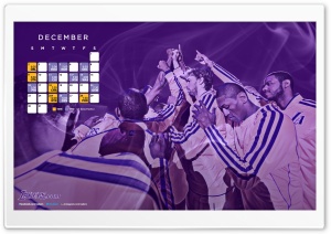 LA Lakers Dec 2012-13 Schedule 4K UHD Wallpaper for Widescreen and UltraWide Desktop, UltraHD TV, Smartphone, Tablet