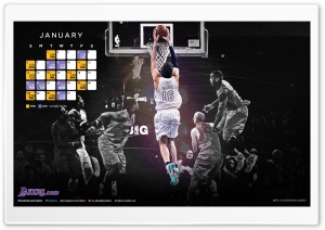 LA Lakers Jan 2012-13 Schedule 4K UHD Wallpaper for Widescreen and UltraWide Desktop, UltraHD TV, Smartphone, Tablet