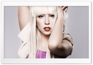 Lady Gaga Blonde Long Hair Ultra HD Wallpaper for 4K UHD Widescreen desktop, tablet & smartphone