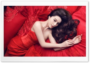 Lady In Red Ultra HD Wallpaper for 4K UHD Widescreen desktop, tablet & smartphone