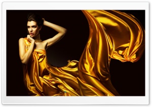 Lady in Yellow Ultra HD Wallpaper for 4K UHD Widescreen desktop, tablet & smartphone