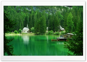 Lago Di Braies Prags Italy Ultra HD Wallpaper for 4K UHD Widescreen desktop, tablet & smartphone