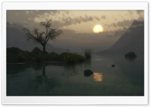 Lake 3D Ultra HD Wallpaper for 4K UHD Widescreen desktop, tablet & smartphone