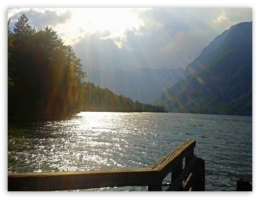 Lake Bohinj, Slovenia 4K UHD Background Wallpaper for UltraHD Desktop and TV