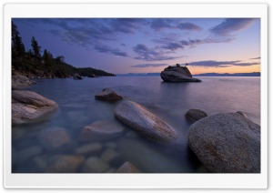 Lake Boulders Ultra HD Wallpaper for 4K UHD Widescreen desktop, tablet & smartphone