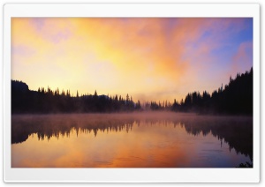 Lake Fog Ultra HD Wallpaper for 4K UHD Widescreen desktop, tablet & smartphone