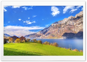 Lake in Switzerland Ultra HD Wallpaper for 4K UHD Widescreen desktop, tablet & smartphone