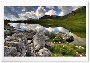 Lake In The Mountains Ultra HD Wallpaper for 4K UHD Widescreen desktop, tablet & smartphone