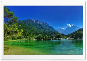 Lake Jasna - Kranjska Gora, Slovenia Ultra HD Wallpaper for 4K UHD Widescreen desktop, tablet & smartphone