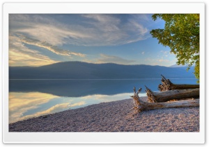 Lake McDonald Morning In Glacier National Park Ultra HD Wallpaper for 4K UHD Widescreen Desktop, Lockscreen, Screensaver, TV, Tablet, Smartphone