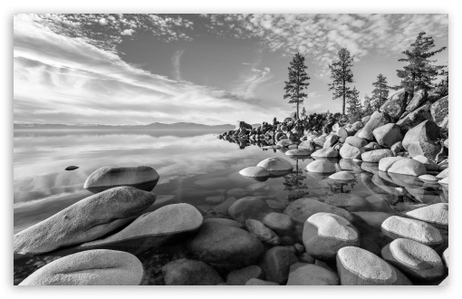 Lake, Nevada, United States, Rocks, Stones, Black and White, Nature UltraHD Wallpaper for UHD 16:9 ; HD 16:9 ; UltraWide 21:9 24:10 32:9 32:10 ; Widescreen 16:10 5:3 ; Fullscreen 4:3 5:4 3:2 ; Tablet 1:1 ; Mobile 9:16 9:19.5 9:20 9:21 9:22 10:16 2:3 3:5 3:4 ; Dual 16:10 5:3 16:9 4:3 5:4 3:2 ;